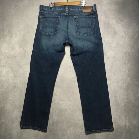 Lucky Brand Mens 361 Vintage Straight Blue Jeans size 38x32 Stretch Denim - Picture 4 of 12